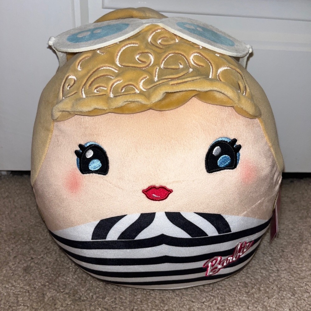 Barbie Plush Doll with Striped Outfit